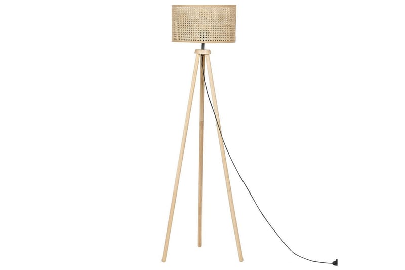 Makronisos Golvlampa 150 cm - Ljus trä - Belysning & el - Inomhusbelysning & lampor - Sovrumslampa