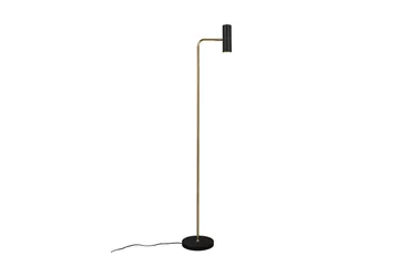 Marley Golvlampa GU10 mattmässing/ mattsvart - Mässing/Matt svart - Belysning & el - Inomhusbelysning & lampor - Sovrumslampa