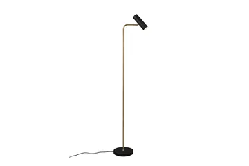 Marley Golvlampa GU10 mattmässing/ mattsvart - Mässing/Matt svart - Belysning & el - Inomhusbelysning & lampor - Sovrumslampa