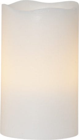 May LED Blockljus 3-pack 7.5 cm - marmorerad vit - Belysning & el - Inomhusbelysning & lampor - Dekorationsbelysning
