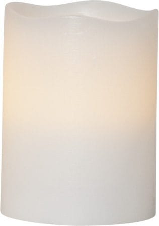 May LED Blockljus 3-pack 7.5 cm - marmorerad vit - Belysning & el - Inomhusbelysning & lampor - Dekorationsbelysning