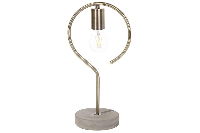 Narcissus Bordslampa 40 cm E27, Mässing/Grå