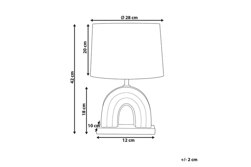 Natni Bordslampa 42 cm E27 - Flerfärgad - Belysning & el - Inomhusbelysning & lampor - Fönsterlampa - Fönsterlampa på fot