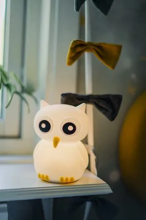 Nattlampa LED Owl USB Uppladdningsbar - Vit / Gul / Svart - Belysning & el - Inomhusbelysning & lampor - Dekorationsbelysning