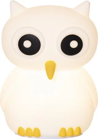 Nattlampa LED Owl USB Uppladdningsbar - Vit / Gul / Svart - Belysning & el - Inomhusbelysning & lampor - Dekorationsbelysning