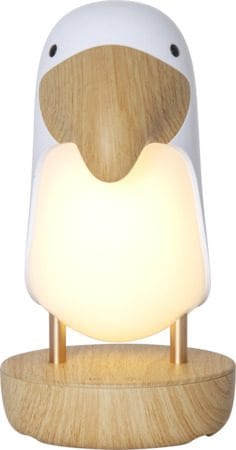 Nattlampa LED Toucan Bird USB Uppladdningsbar - Vit / Brun - Belysning & el - Inomhusbelysning & lampor - Dekorationsbelysning