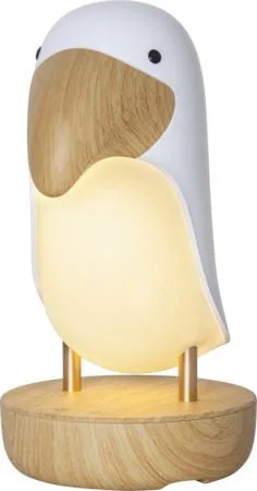Nattlampa LED Toucan Bird USB Uppladdningsbar - Vit / Brun - Belysning & el - Inomhusbelysning & lampor - Dekorationsbelysning