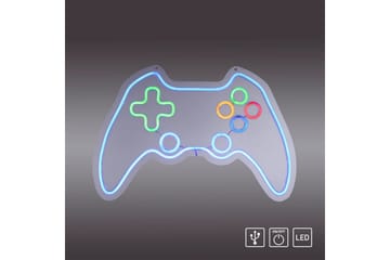 Neon-Gamer Just Light Dekorationslampa - Multicolored - Belysning & el - Inomhusbelysning & lampor - Dekorationsbelysning