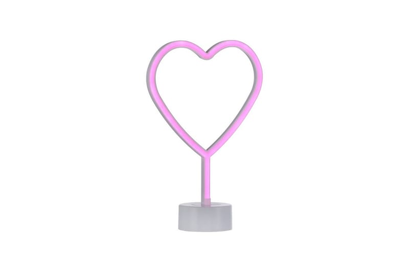 Neon-Hjärta Just Light Dekorationslampa - Pink - Belysning & el - Inomhusbelysning & lampor - Dekorationsbelysning