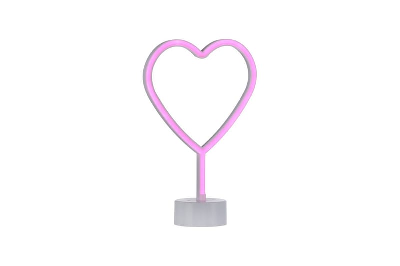 Neon-Hjärta Just Light Dekorationslampa - Pink - Belysning & el - Inomhusbelysning & lampor - Dekorationsbelysning