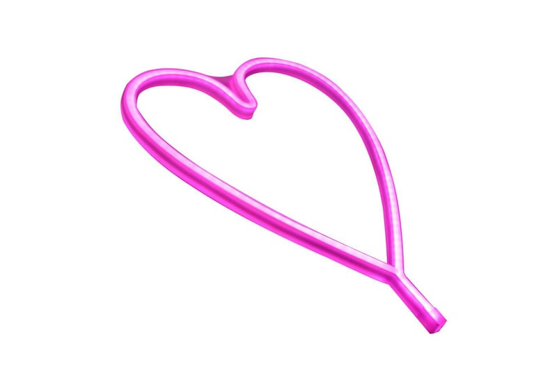 Neon-Hjärta Just Light Dekorationslampa - Pink - Belysning & el - Inomhusbelysning & lampor - Dekorationsbelysning