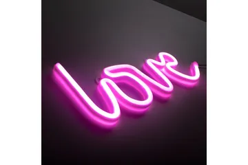 Neon-Kärlek Just Light Dekorationslampa - Pink - Belysning & el - Inomhusbelysning & lampor - Dekorationsbelysning