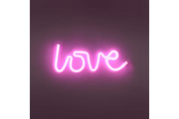 Neon-Kärlek Just Light Dekorationslampa - Pink - Belysning & el - Inomhusbelysning & lampor - Dekorationsbelysning