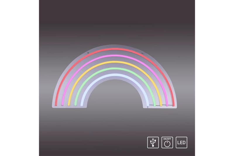 Neon-Regnbåge Just Light Dekorationslampa - Multicolored - Belysning & el - Inomhusbelysning & lampor - Dekorationsbelysning