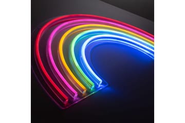 Neon-Regnbåge Just Light Dekorationslampa - Multicolored - Belysning & el - Inomhusbelysning & lampor - Dekorationsbelysning