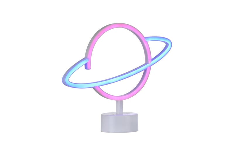 Neon-Saturnus Just Light Dekorationslampa - Multicolored - Belysning & el - Inomhusbelysning & lampor - Dekorationsbelysning