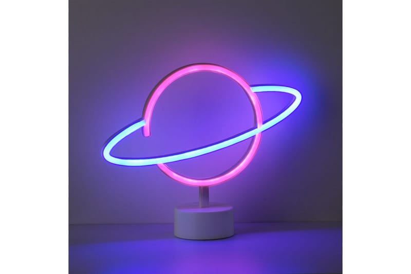 Neon-Saturnus Just Light Dekorationslampa - Multicolored - Belysning & el - Inomhusbelysning & lampor - Dekorationsbelysning