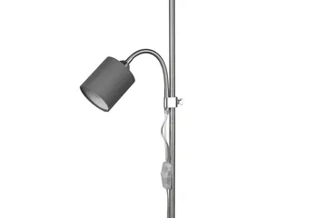 Owen Golvlampa E27+E14 grå - Grå - Belysning & el - Inomhusbelysning & lampor - Golvlampa - Tvåarmad golvlampa