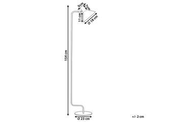 Paksli Golvlampa 154 cm - Orange - Belysning & el - Inomhusbelysning & lampor - Sovrumslampa