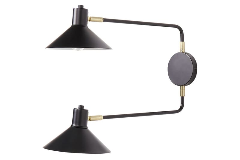 Paleki Vägglampa E27 - Svart - Belysning & el - Inomhusbelysning & lampor - Sänglampor & nattduksbordslampa - Sänglampa vägg