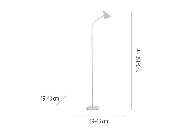 Pixie Just Light Golvlampa - White - Belysning & el - Inomhusbelysning & lampor - Sovrumslampa