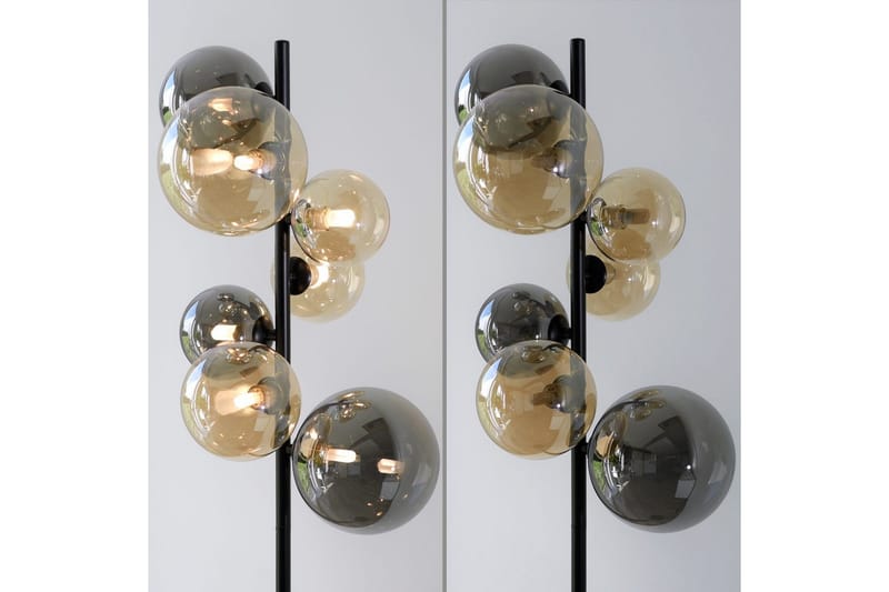 Popsicle Paul Neuhaus Golvlampa - Black - Belysning & el - Inomhusbelysning & lampor - Sovrumslampa