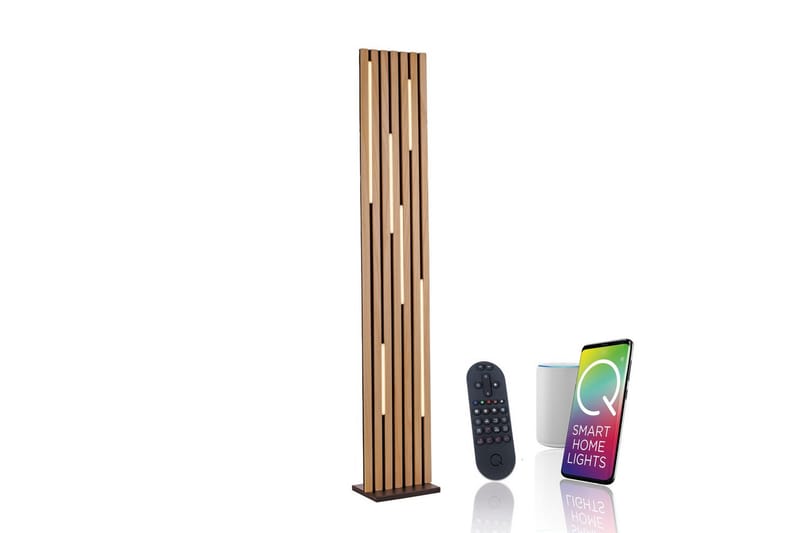 Q-Akustik Paul Neuhaus Golvlampa - Wood - Belysning & el - Inomhusbelysning & lampor - Sovrumslampa