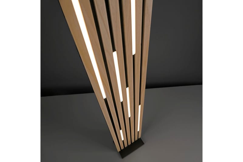 Q-Akustik Paul Neuhaus Golvlampa - Wood - Belysning & el - Inomhusbelysning & lampor - Sovrumslampa