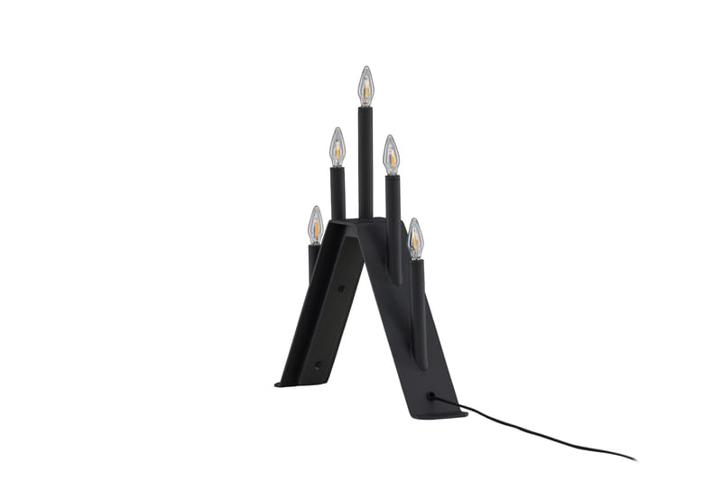 Åre Adventsljusstake 36 cm - Svart - Belysning & el - Inomhusbelysning & lampor - Sänglampor & nattduksbordslampa - Sänglampa bord