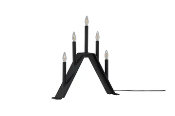 Åre Adventsljusstake 36 cm - Svart - Belysning & el - Inomhusbelysning & lampor - Sänglampor & nattduksbordslampa - Sänglampa bord