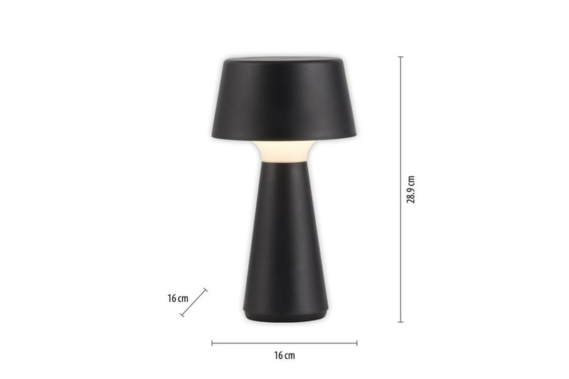 Abera Just Light Bordslampa - Black - Belysning & el - Inomhusbelysning & lampor - Sänglampor & nattduksbordslampa - Sänglampa bord