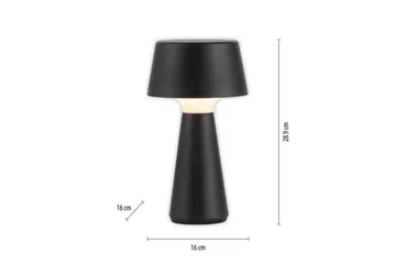 Abera Just Light Bordslampa - Black - Belysning & el - Inomhusbelysning & lampor - Sänglampor & nattduksbordslampa - Sänglampa bord