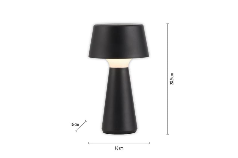 Abera Just Light Bordslampa - Black - Belysning & el - Inomhusbelysning & lampor - Sänglampor & nattduksbordslampa - Sänglampa bord