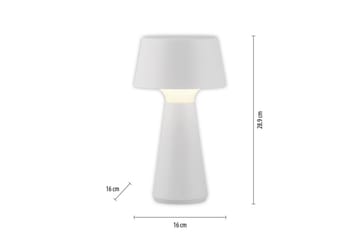 Abera Just Light Bordslampa - White - Belysning & el - Inomhusbelysning & lampor - Sänglampor & nattduksbordslampa - Sänglampa bord