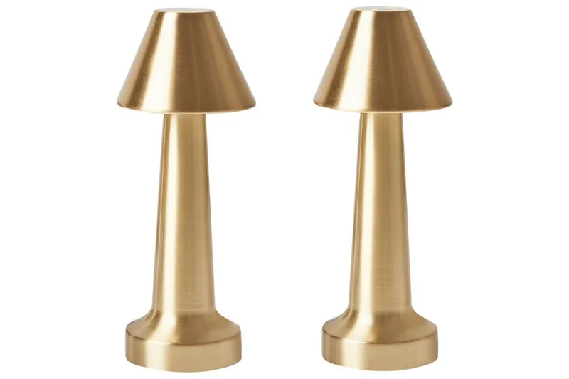 Adasi LED Bordslampa 2 st 24 cm, Guld