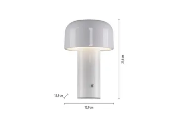 Agnes Just Light Bordslampa - White - Belysning & el - Inomhusbelysning & lampor - Sänglampor & nattduksbordslampa - Sänglampa bord