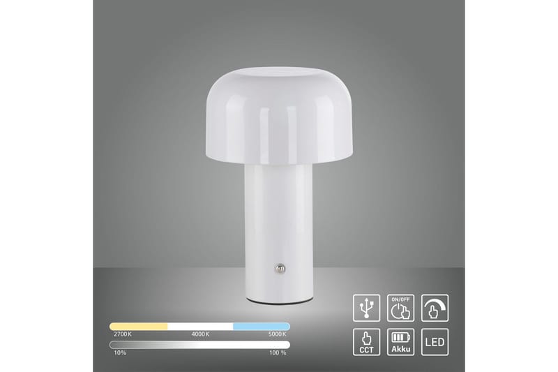 Agnes Just Light Bordslampa - White - Belysning & el - Inomhusbelysning & lampor - Sänglampor & nattduksbordslampa - Sänglampa bord