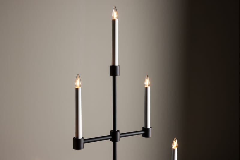 Avoriaz Adventsljusstake 92 cm - Svart - Belysning & el - Inomhusbelysning & lampor - Sänglampor & nattduksbordslampa - Sänglampa bord