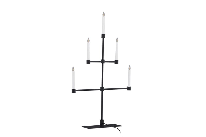 Avoriaz Adventsljusstake 92 cm - Svart - Belysning & el - Inomhusbelysning & lampor - Sänglampor & nattduksbordslampa - Sänglampa bord