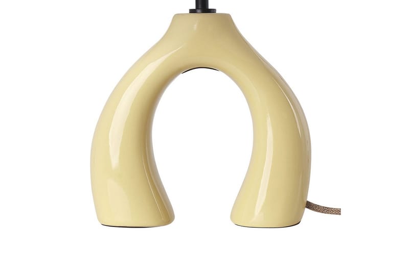 Avsaki Bordslampa 43 cm E27 - Gul/Vit - Belysning & el - Inomhusbelysning & lampor - Sänglampor & nattduksbordslampa - Sänglampa bord