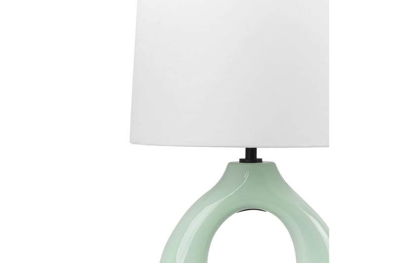 Avsaki Bordslampa 43 cm E27 - Ljusgrön/Vit - Belysning & el - Inomhusbelysning & lampor - Sänglampor & nattduksbordslampa - Sänglampa bord