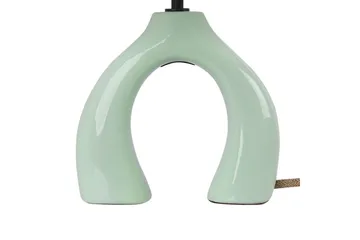 Avsaki Bordslampa 43 cm E27 - Ljusgrön/Vit - Belysning & el - Inomhusbelysning & lampor - Sänglampor & nattduksbordslampa - Sänglampa bord