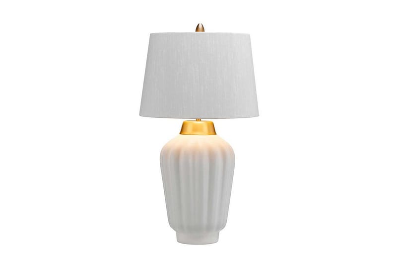 Bexley Quintiesse Bordslampa - White||Brass - Belysning & el - Inomhusbelysning & lampor - Sänglampor & nattduksbordslampa - Sänglampa bord