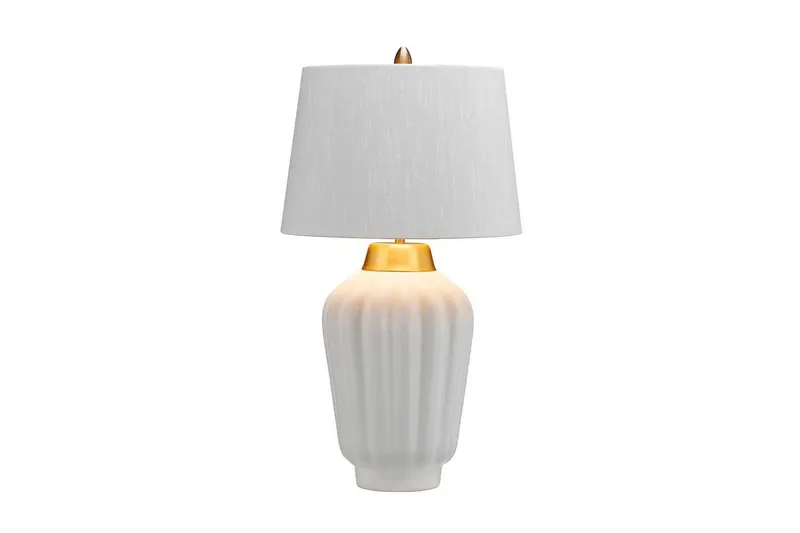 Bexley Quintiesse Bordslampa - White||Brass - Belysning & el - Inomhusbelysning & lampor - Sänglampor & nattduksbordslampa - Sänglampa bord
