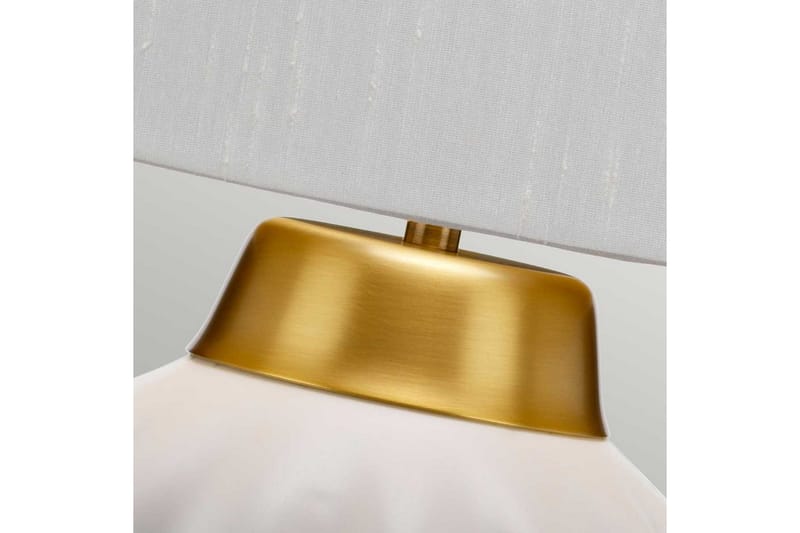 Bexley Quintiesse Bordslampa - White||Brass - Belysning & el - Inomhusbelysning & lampor - Sänglampor & nattduksbordslampa - Sänglampa bord