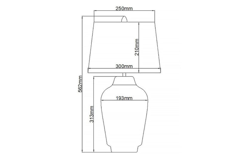 Bexley Quintiesse Bordslampa - White||Brass - Belysning & el - Inomhusbelysning & lampor - Sänglampor & nattduksbordslampa - Sänglampa bord