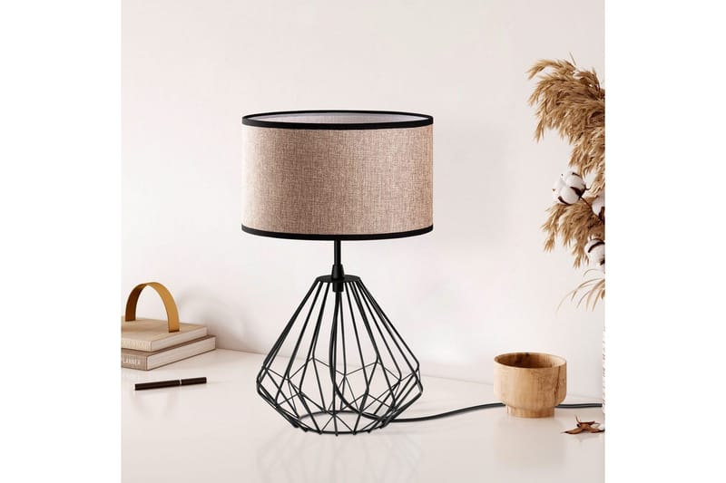 Bordslampa Almasi Mink / Svart - Mink / Svart - Belysning & el - Inomhusbelysning & lampor - Sänglampor & nattduksbordslampa - Sänglampa bord