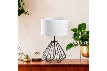 Bordslampa Almasi Vit / Svart - Vit / Svart - Belysning & el - Inomhusbelysning & lampor - Sänglampor & nattduksbordslampa - Sänglampa bord
