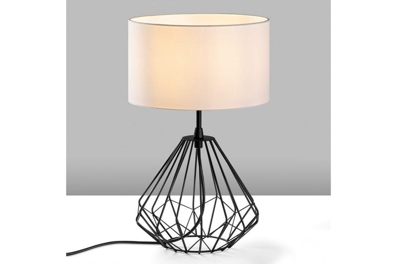 Bordslampa Almasi Vit / Svart - Vit / Svart - Belysning & el - Inomhusbelysning & lampor - Sänglampor & nattduksbordslampa - Sänglampa bord