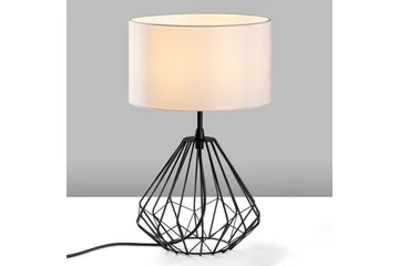 Bordslampa Almasi Vit / Svart - Vit / Svart - Belysning & el - Inomhusbelysning & lampor - Sänglampor & nattduksbordslampa - Sänglampa bord